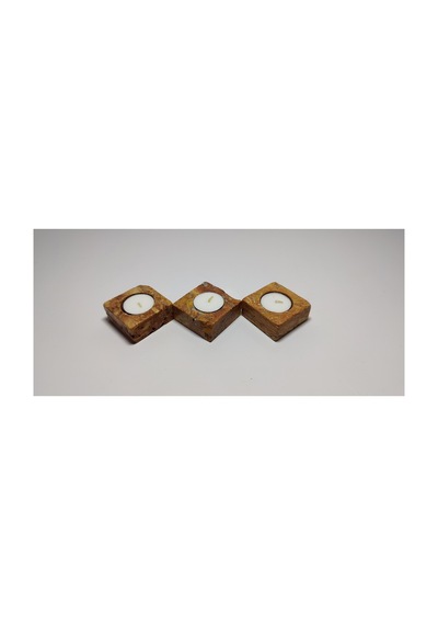 Mermer Mumluk Tealight Traverten Doğaltaş 3 - 572913377 3 - 572913377 3