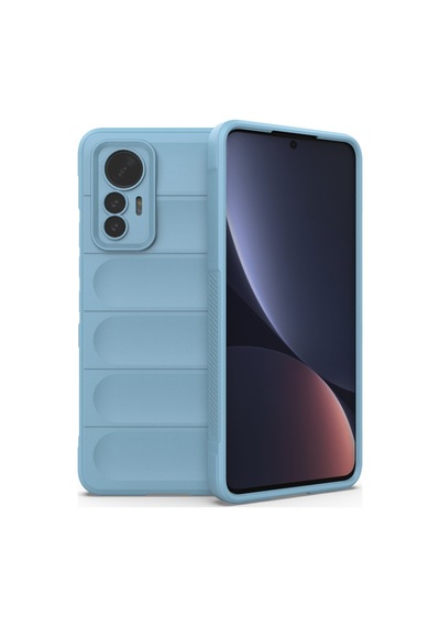 Xiaomi Mi 12 Lite Uyumlu Kılıf Optimum Silikon - Sky Blue