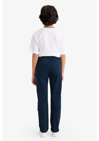 Defacto Erkek Çocuk Düz Paça Gabardin Pantolon X4224a626spnv146 Lacivert-nv146