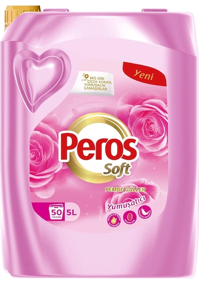 Peros Soft Yumuşatacı Pembe Güller 5000 Ml