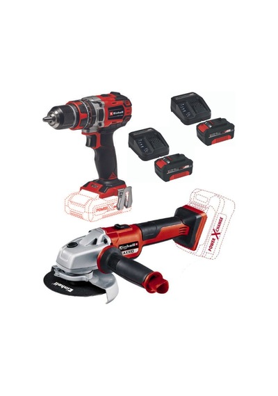 Einhell TE-CD 18/50 Li-i BL Axxio 125mm 2x4.0ah Kömürsüz Set