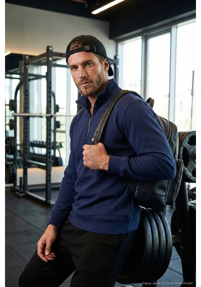 Buratti Erkek Sweat 5905470 İndigo Indigo