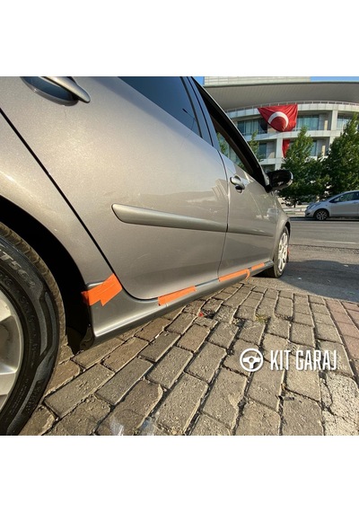 Kit Garaj Volkswagen Golf 5 Gtı Yan Marşpiyel Çift Plastik Boyasız
