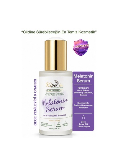 Kiperin Serum Gece Yenileyici & Onarıcı Niasinamid, Hyaluronik Asit, Gül 30 ML