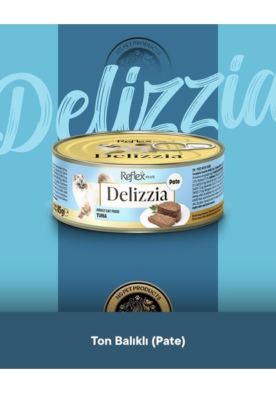 Reflex Plus Delizzia Yetişkin Ton Balıklı Pate Kedi Maması 85 Gram