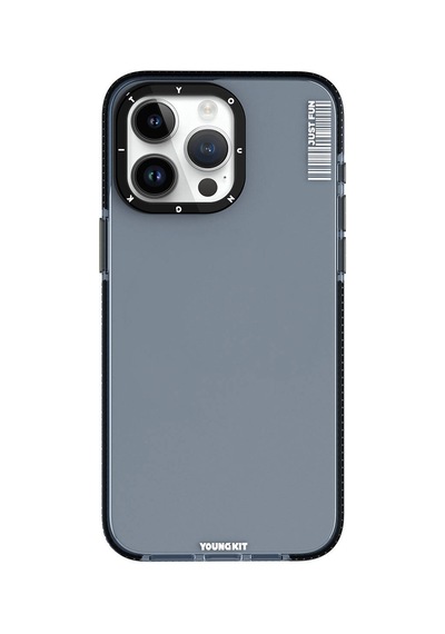 Apple Uyumlu iPhone 15 Pro Kılıf Pürüzsüz Düz Arka Yüzey Youngkit Crystal Color Serisi Kapak