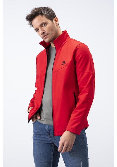 Tommylife Tommy Life Kırmızı Fermuarlı Dik Yaka Su Ve Rüzgar Geçirmez Softshell Erkek Mont - 88050 Kırmızı