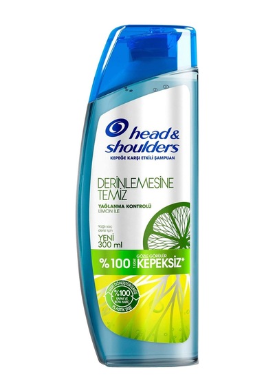 Head & Shoulders Derinlemesine Temiz Şampuan Yağlanma Kontrolü 300 Ml - 8 Adet Tarı