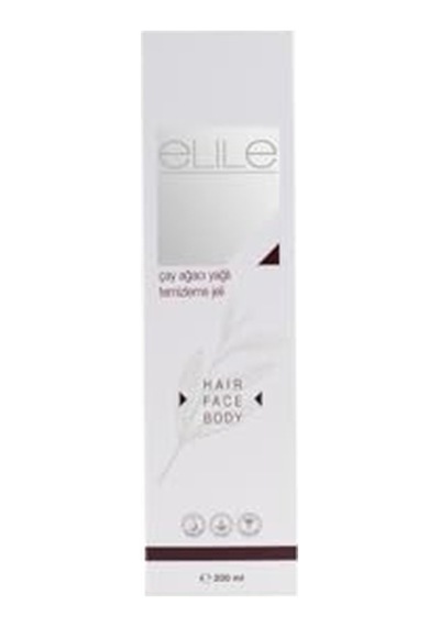 Elile Tto Çay Ağacı Yağlı Temizleme Jeli, Yüz, Saç Ve Vücut İçin, Jel Form, 200 Ml, Vegan Formül