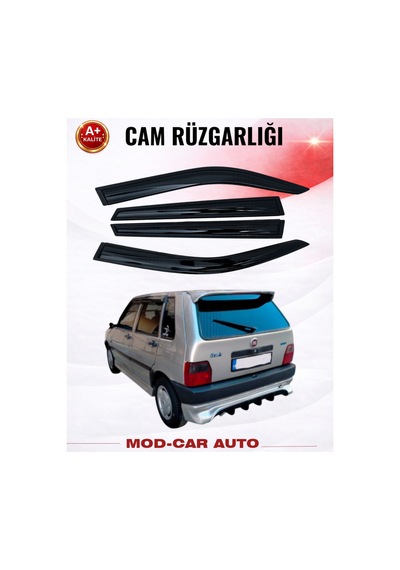 Fiat Tempra Araca Özel Premium Cam Rüzgarlığı A+ Pianoblack