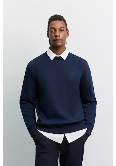 Avva Erkek Lacivert Bisiklet Yaka 3 İplik Şardonlu -5 Dereceye Dayanıklı Regular Fit Sweatshirt A62y1291 Avva Erkek Lacivert Bisiklet Yaka 3 İplik Şardonlu -5 Dereceye Dayanıklı Regular Fit Sweatshirt A62y1291