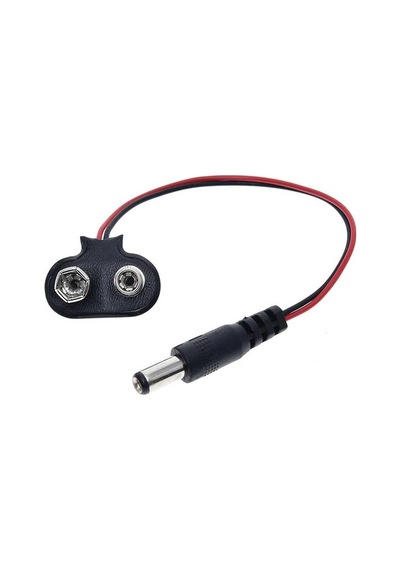 3 Adet - 9 Volt 2.1 Mm Jacklı Pil Başlığı, Adaptör Dönüştürücü Bağlantı Kablosu, Jack Battery Connector, Ic-232a