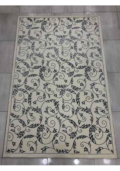 Saray Halı Vizyon 11351 Ws 150X230 Beyaz Gri 4 M2 Halı !