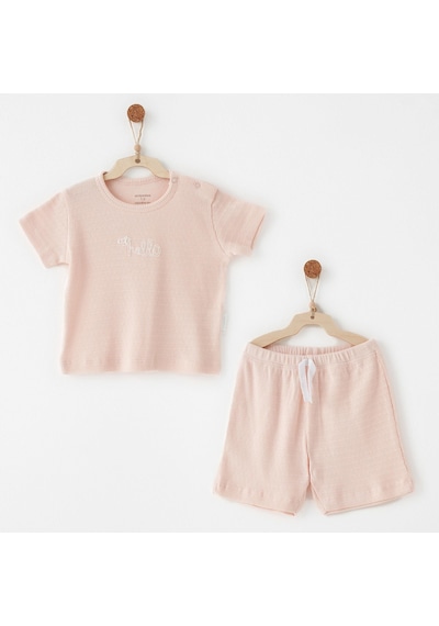 Andywawa Bebek Takım 2 Parça Set Anw-ac26770 Pembe