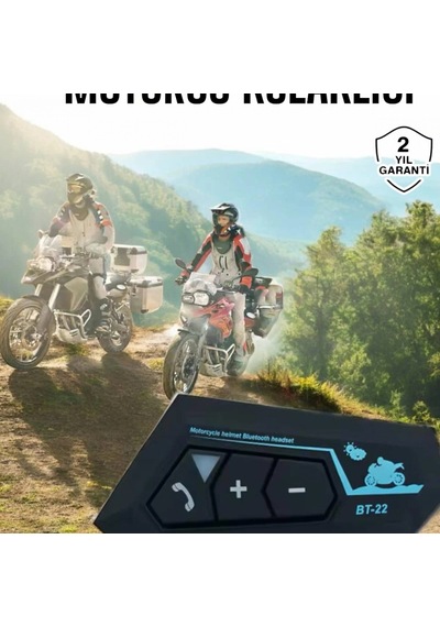 İnterkom Intercom Kask Kulaklık Bt22 Bluetooth Motosiklet Kulaklık 5.0 Bluetooth 60406365