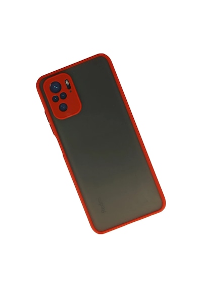Xiaomi Redmi Note 10 Uyumlu Kılıf Montreal Silikon Kapak - Kırmızı