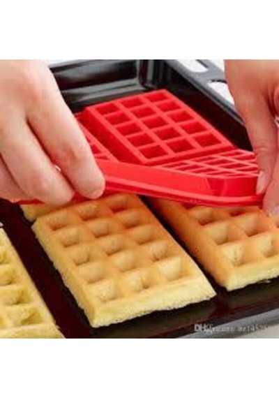 Waffle Kalıbı Kırmızı