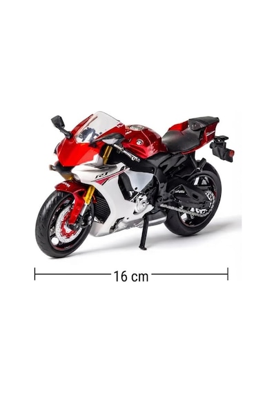 Hobbiez Lisanslı Yamaha Yzf-r1 Model Diecast 1/12 Ölçek Metal Motosiklet Araç