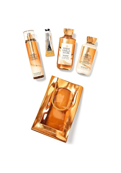 Bath & Body Works Warm Vanilla Sugar Cilt Bakım Seti