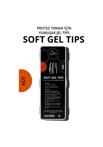 Momo Professional Tırnak Soft Gel Tips 120 Ad. Küt