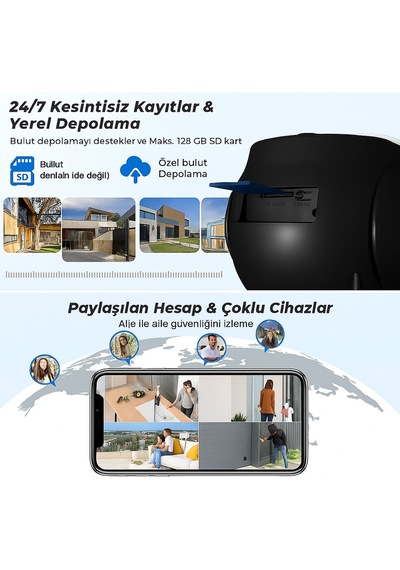 Cmr-46 Güneş Enerjili 4g Güvenlik Kamerası Kablosuz, Sirenli Wifi Gerektirmez
