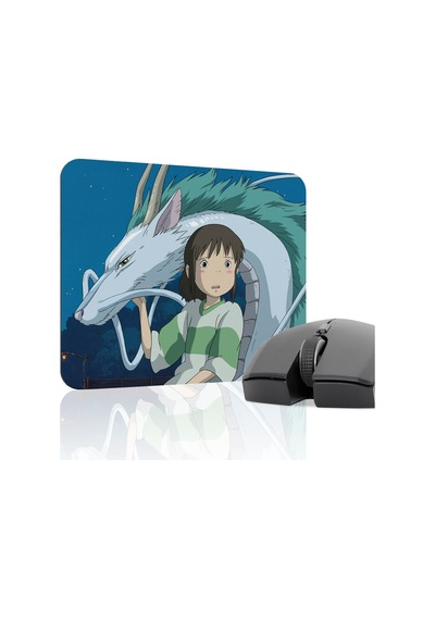 Spirited Away Kaymaz Dikişli Kauçuk Oyuncu Mousepad V3 - 22x18 Gaming Mouse Pad Fare Altlığı