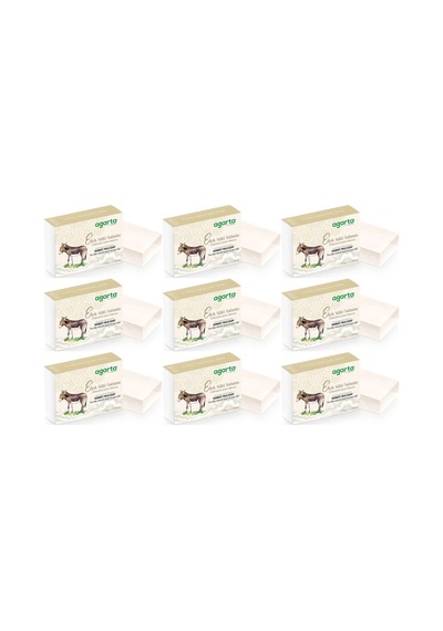 Agarta El Yapımı Doğal Sabun 150gr Eşek Sütü 9 Lu Set