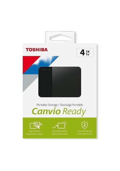 4tb Canvıo Ready 2.5" Usb3.2 Toshıba Hdtp340ek3ca-114386
