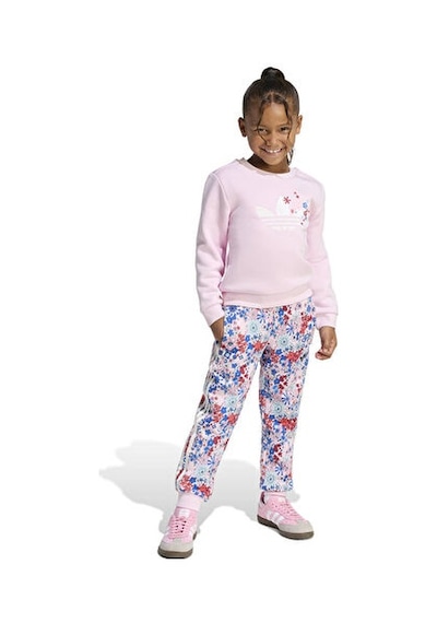 Adidas Crew Set Çocuk Günlük Eşofman Takımı Kd1750 Pembe
