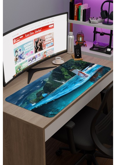 Far Cry Kaymaz Dikişli Kauçuk Oyuncu Mousepad V5 - 90x40 Xxl Gaming Mouse Pad Fare Altlığı