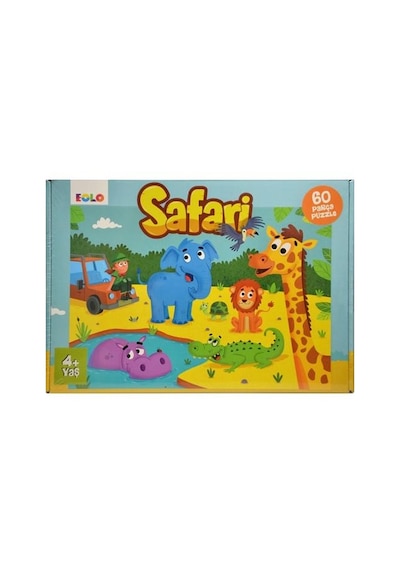 Eolo 60 Parça Yer Puzzle Safari 4+