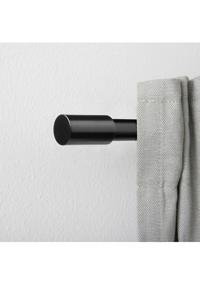 Ikea Uddnate Korniş Ucu 35 Mm Siyah