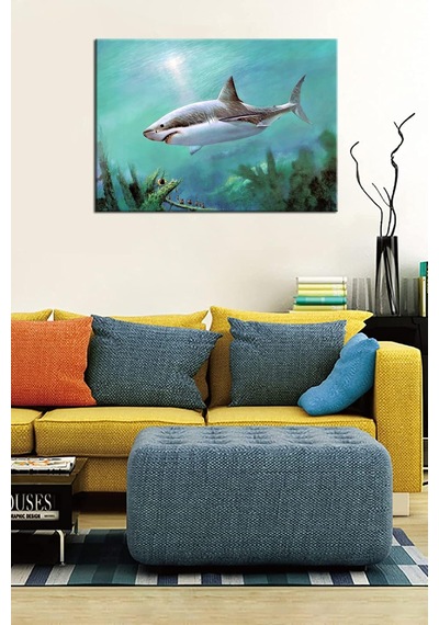 Büyük Beyaz Köpek Balığı Dekoratif Kanvas Tablo. Duvar Panosu, Dekoratif, Canlı, Deniz, Gemi, Yelkenli, Balık, Denizcilik, Manzara, Doğa, Atatürk Tabloları 50x35 Büyük Beyaz Köpek Balığı Dekoratif Kanvas Tablo. Duvar Panosu, Dekoratif, Canlı, Deniz, Gemi, Yelkenli, Balık, Denizcilik, Manzara, Doğa, Atatürk Tabloları 50x35