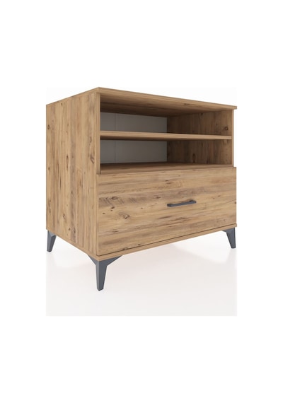 Kronos Şifonyer 2 Raflı Tek Çekmeceli 88x59x80 Çam-çam Çam