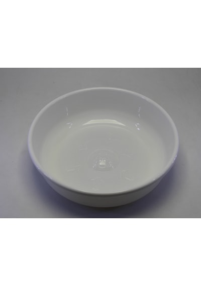 3 Adet Beyaz Renk Plastik Hamam Banyo Curun Sauna Termal Kaplıca Tası Maşrapa 20 Cm Çap 5 Cm Yükseklik Beyaz