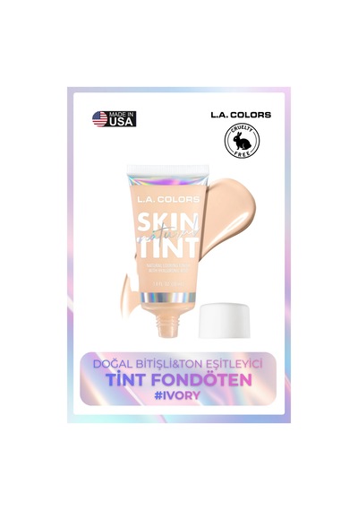 Natural Skin Tint - Doğal Bitişli&ton Eşitleyici Tint Fondöten Ivory 001 Light