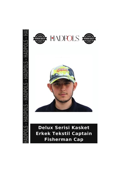 Hadpols Delux Serisi Kasket Erkek Tekstil Captain Fisherman Cap Camo Red