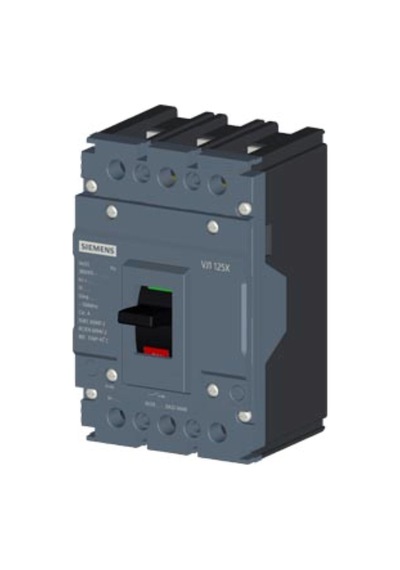 Siemens 3vj1005-3da32-0aa0 Sinoplus Kompakt Şalter, 3 Kutup 25ka 3vj10, 50 Amper Sabit Tip Termik