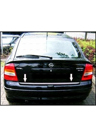Ebal Otomotiv Opel Astra G Krom Bagaj Alt Çıtası 1998-2004 P.Çelik