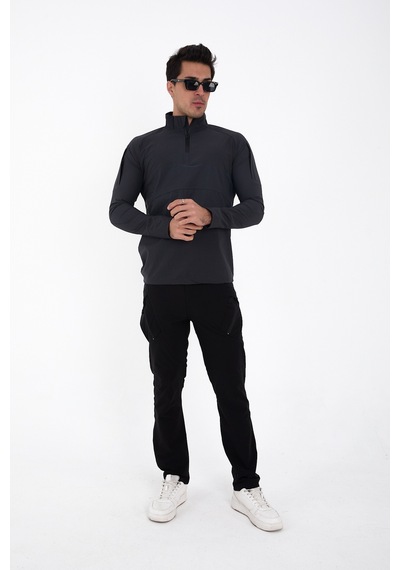 Camp Scoutland Camp136 Outdoor Tactical Su iticili Erkek Antrasit Taktik Sweatshirt Antrasit