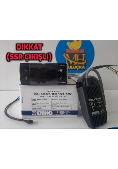 Esm-3722 230vac Dijital Kuluçka Kontrol Cihazı Emko Ssr Çıkışlı