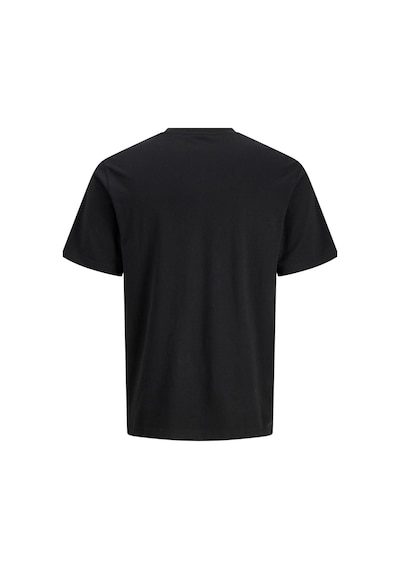 Jack & Jones Originals Erkek Tişört Göğüs Baskılı Kısa Kollu Bisiklet Yaka 2. Siyah