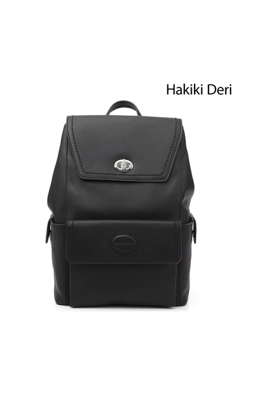 Gönderi(R) Gönderir Kadın Siyah Hakiki Deri El Ve Sırt Çantası Ddzw002b3484 siyah