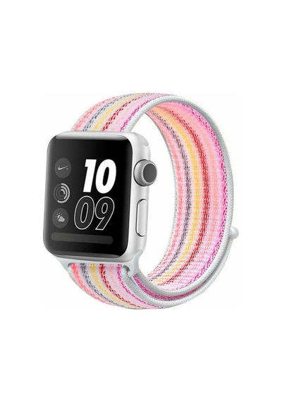 Apple Uyumlu  Watch 42 MM Kordon Spor Loop Cırtlı 42 MM Kayış Seri 1-2-3