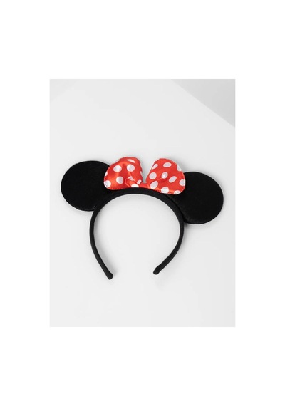 Kırmızı Fiyonklu Minnie Mouse Taç Fare Tacı Kafa Bandı - Parti Taçları - Parti Ve Kutlama 0 - 99