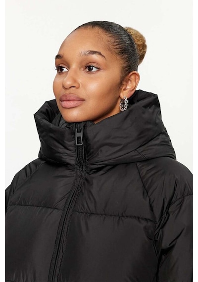 Only Asta Oversize Puffer Kadın Siyah Mont Parka 15293818 001