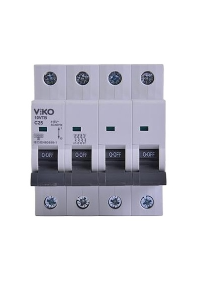 Sigorta 10ka C Tipi 4 Kutup 25a