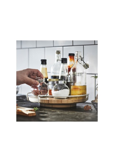 Ikea Aptitlig Dönen Tabla 28 Cm Naturel