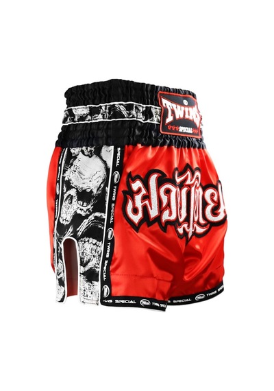 Twins Tbs-skull Muaythai Şortu Kırmızı