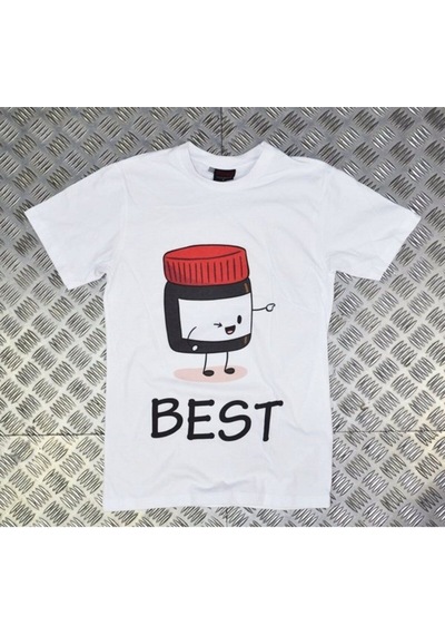Stoned&Fame Unisex Beyaz Best Baskılı T-shirt Beyaz